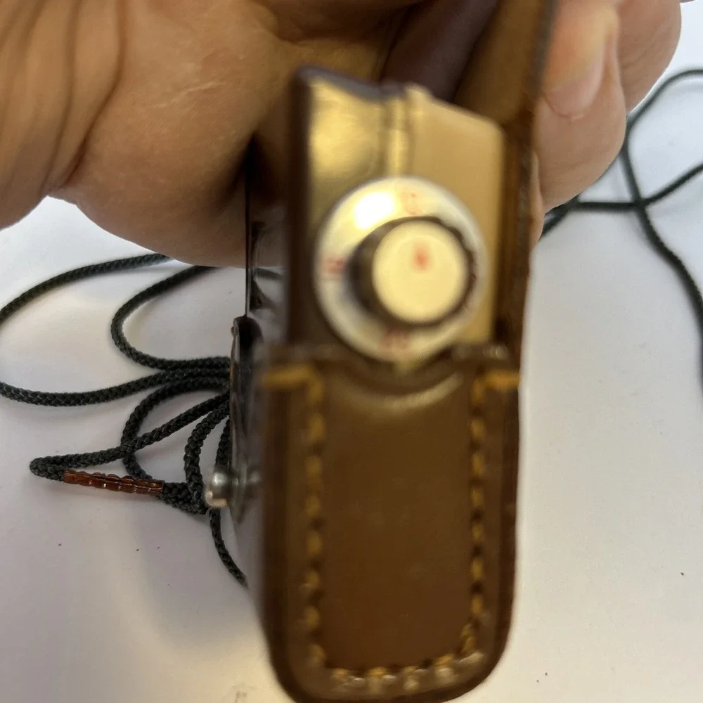 VINTAGE WALZ CAMERA Micro-Meter LIGHT METER WITH LEATHER CASE